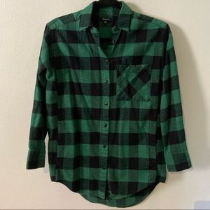 Madewell buffalo check plaid flannel XXS
